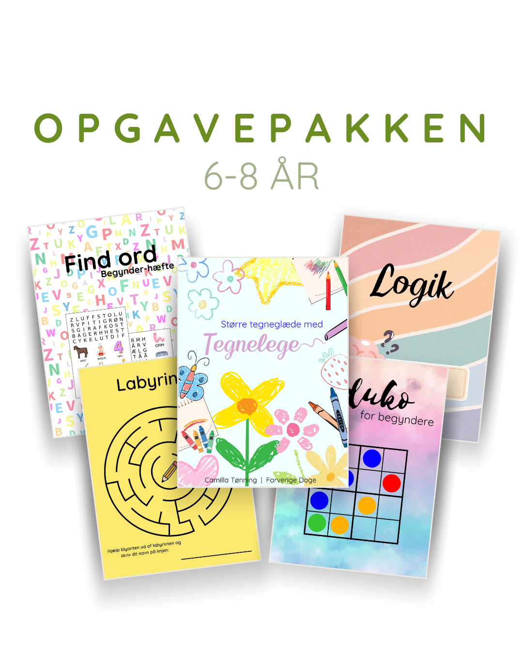 Opgavepakke: 6-8 år - print selv