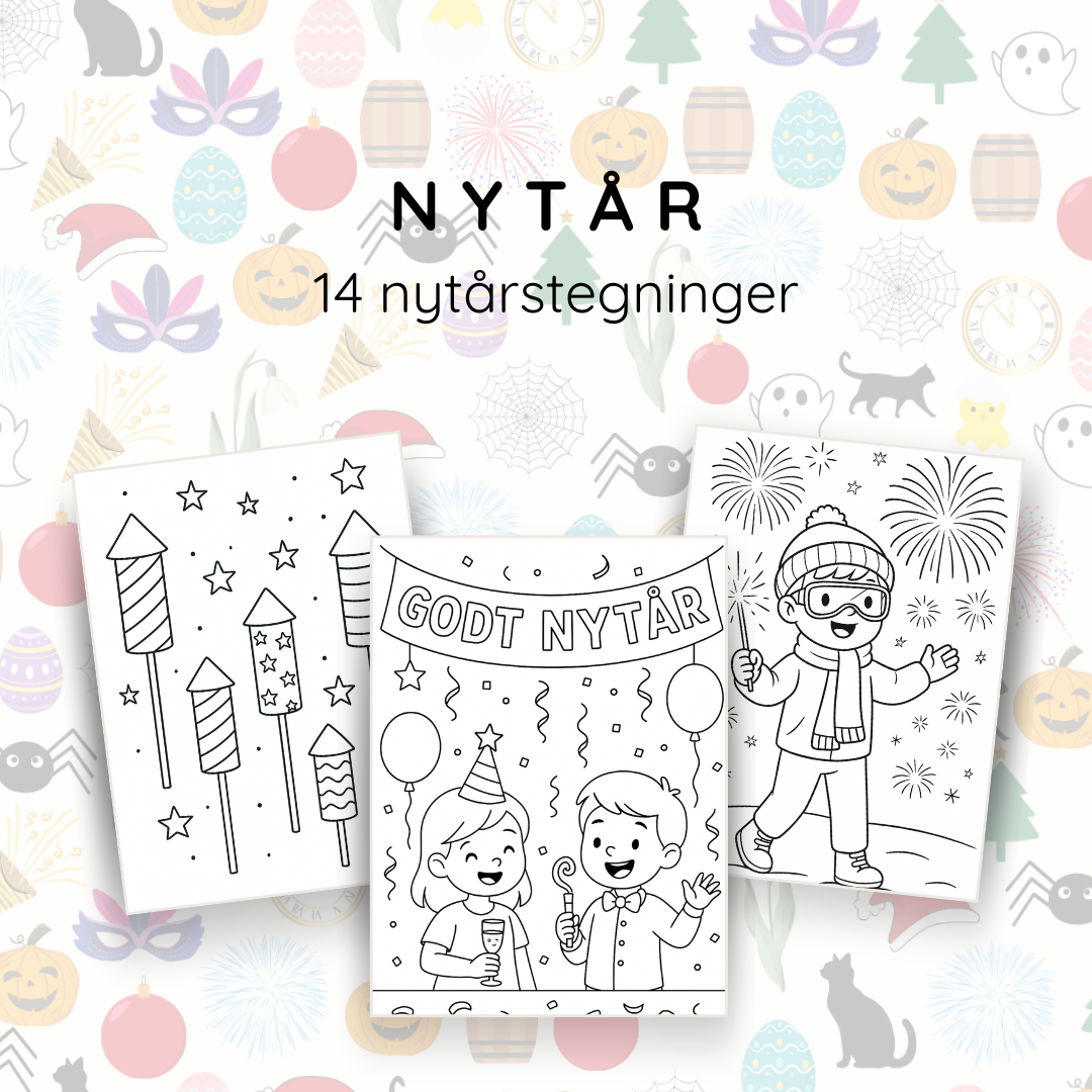 Højtiderne - malebogen