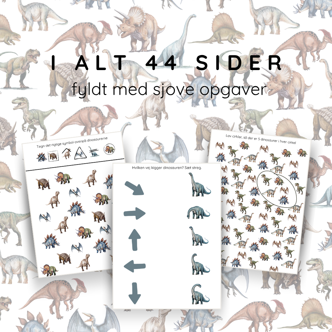 Dinosaur - opgavebogen