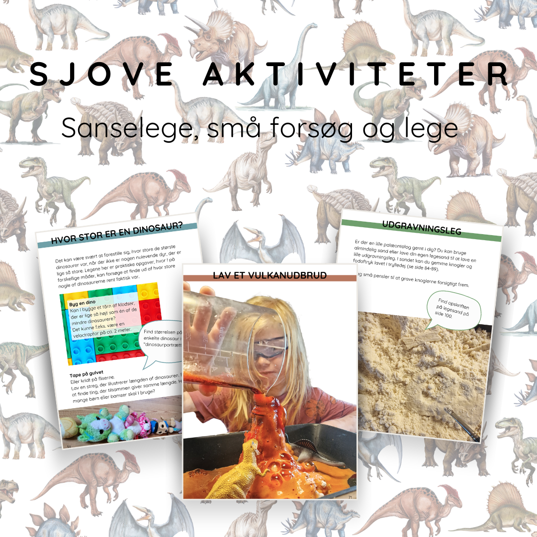 Leg, læring og krea om dinosaurer