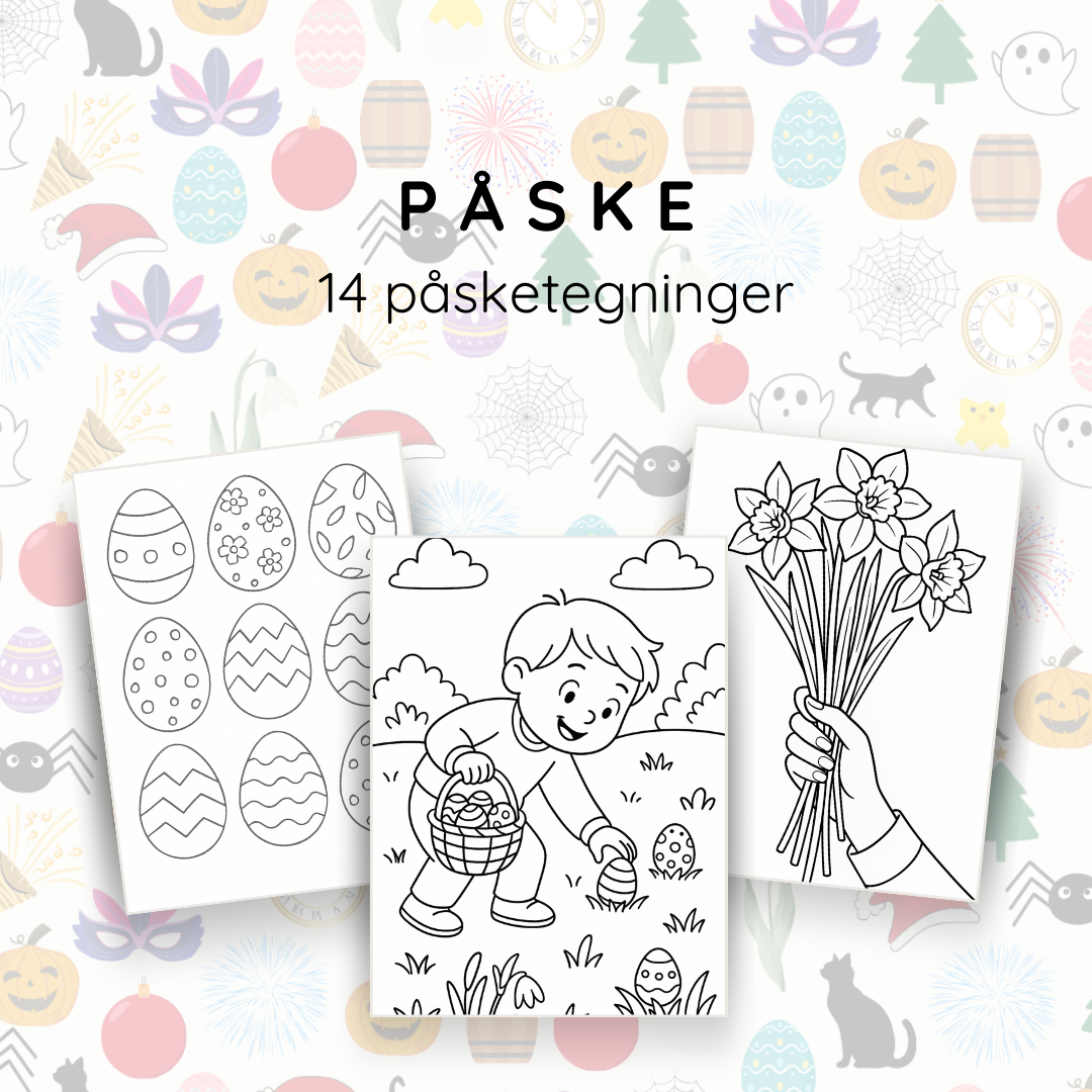 Højtiderne - malebogen