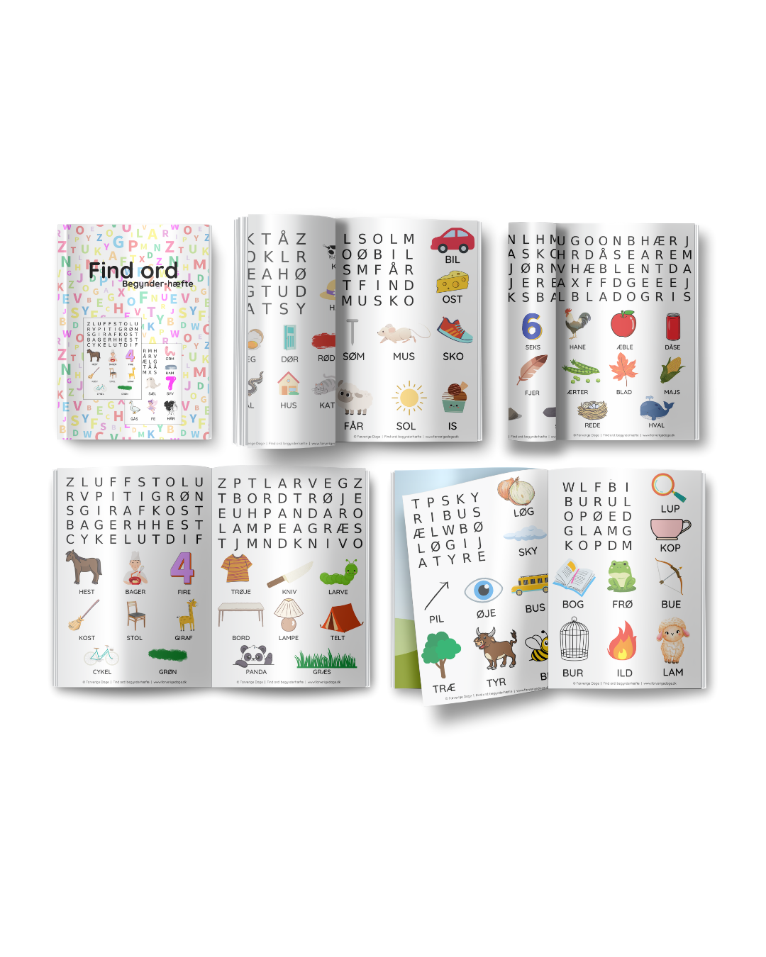 Opgavepakke: 6-8 år - print selv