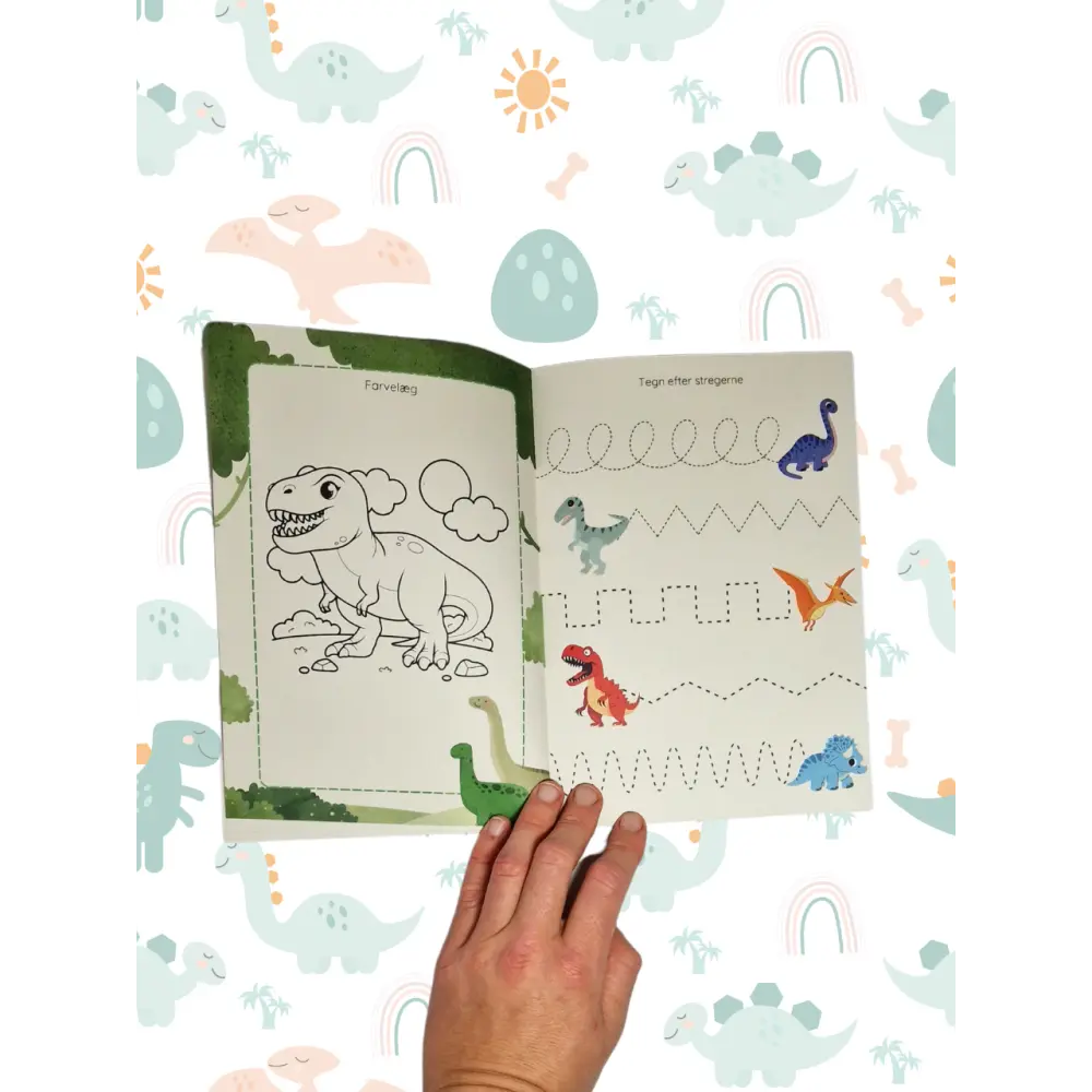 Dinosaur opgaver til børn