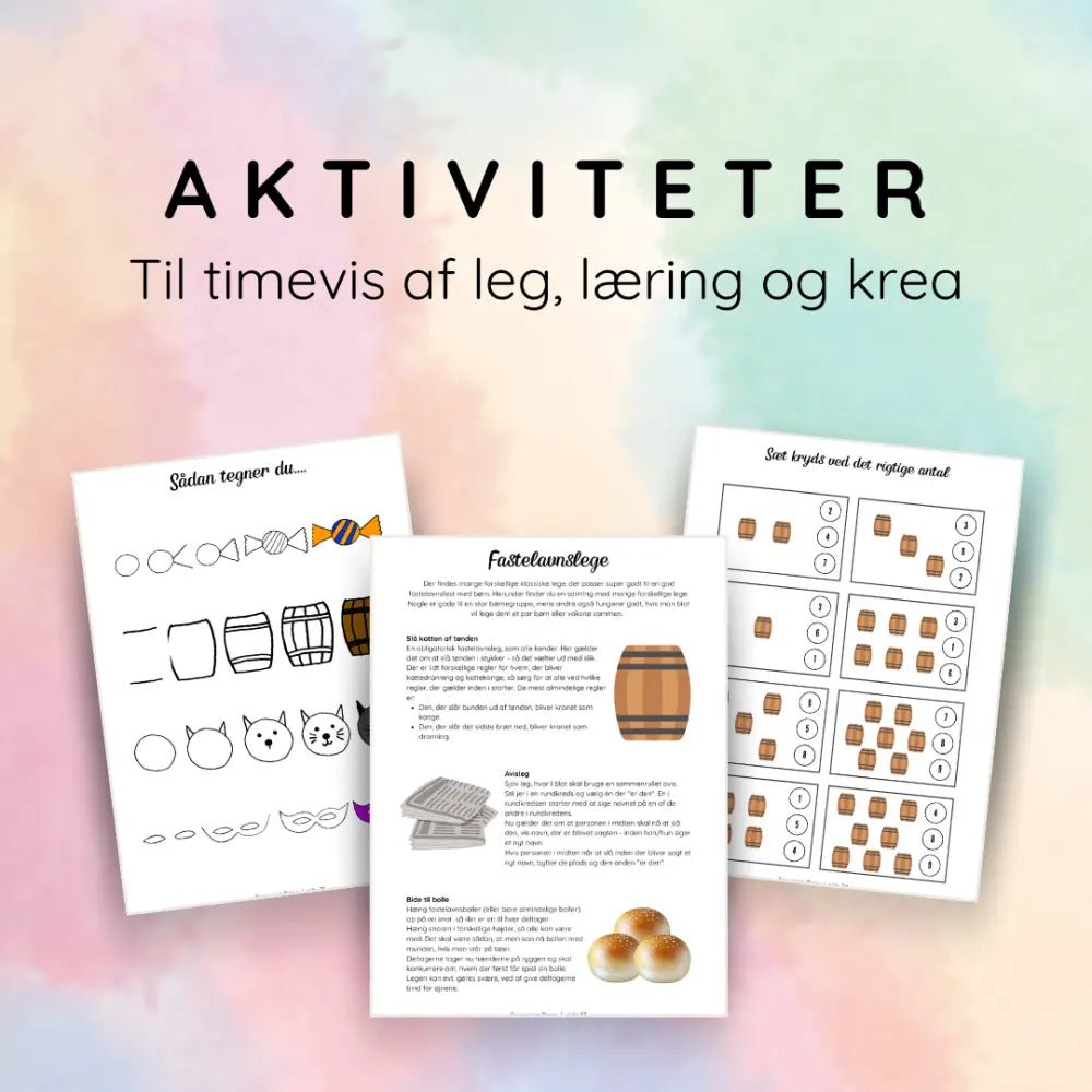Fastelavn - Leg, læring og krea om fastelavn - print selv