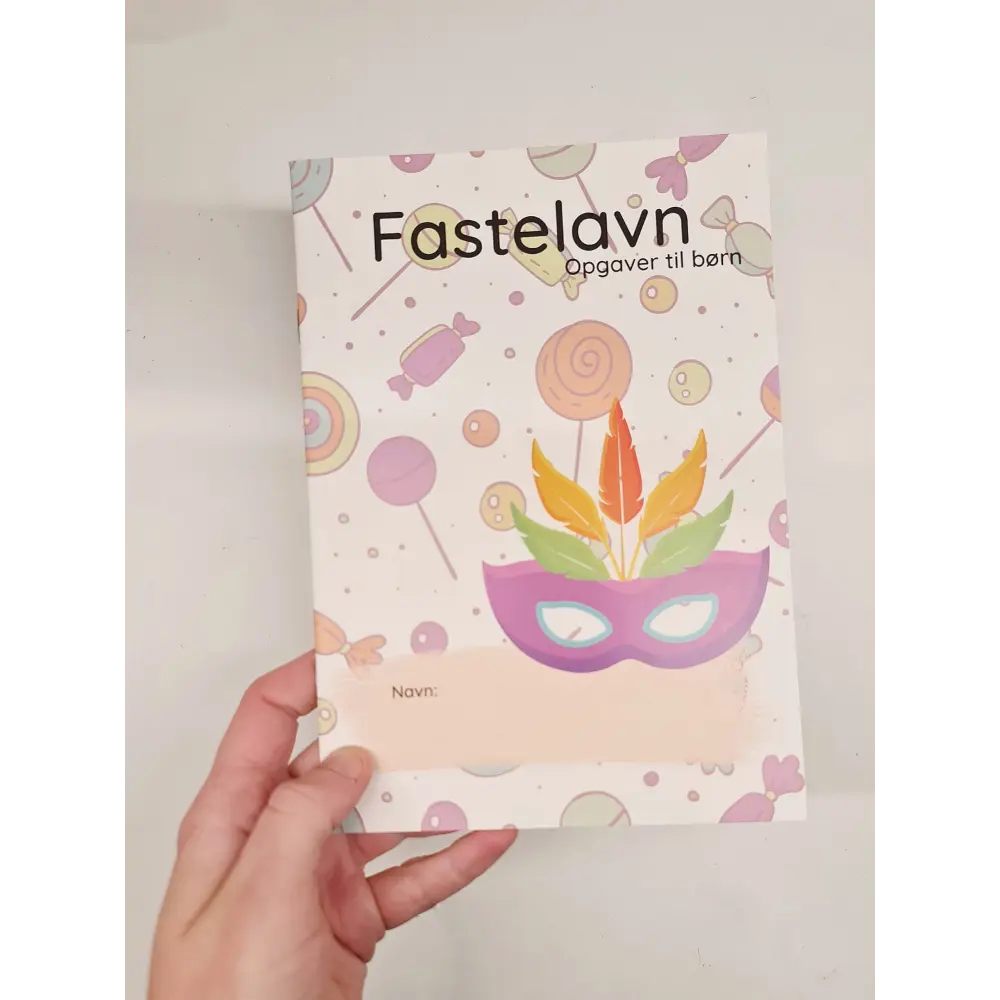 Fastelavnshæfte med opgaver - variabel