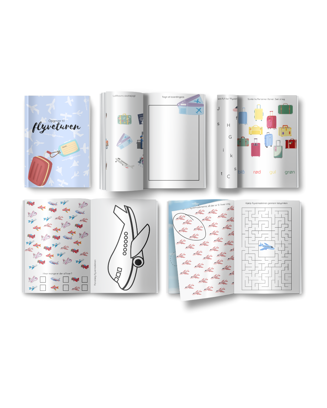 Underholdning til flyveturen - opgavehæfte