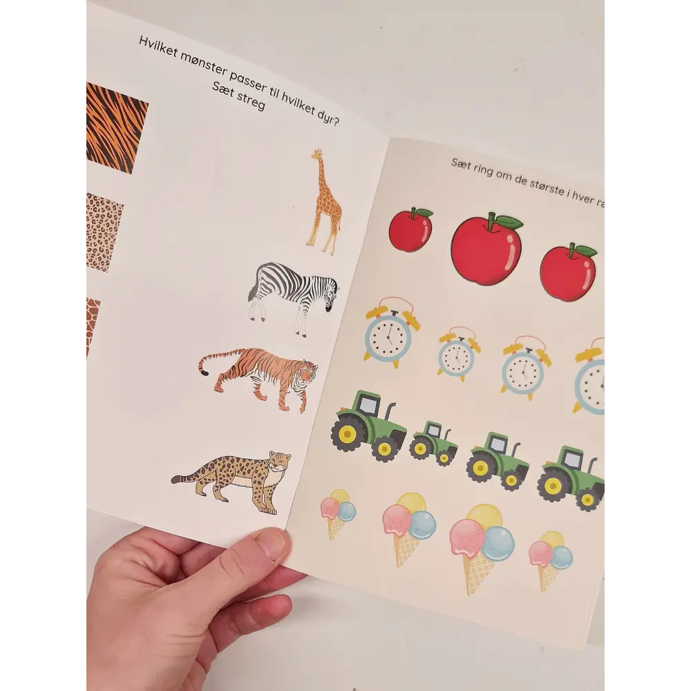 Mit første opgavehæfte - opgaver til 2-3-årige - variabel