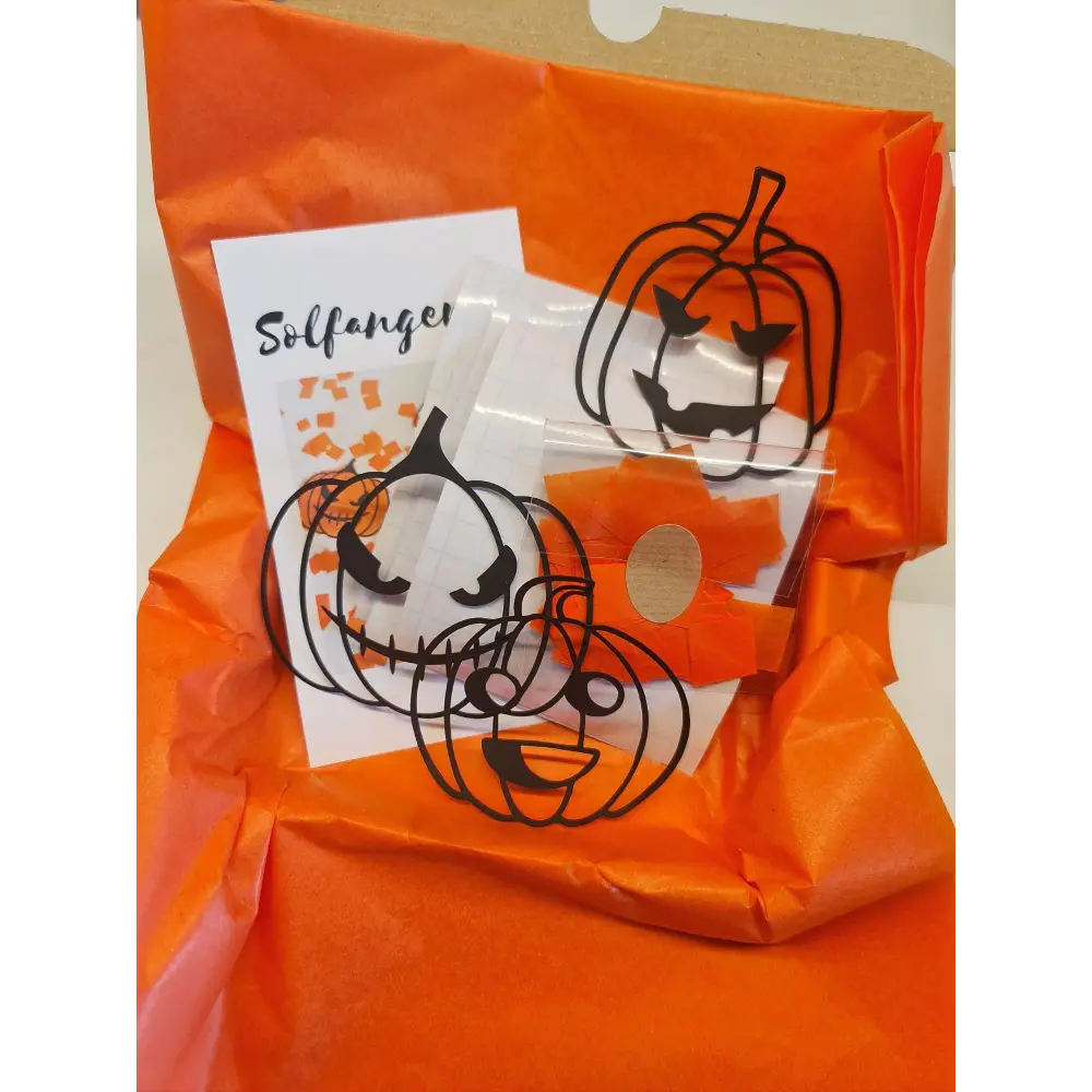 Halloween Minikit: Solfangere med græskar