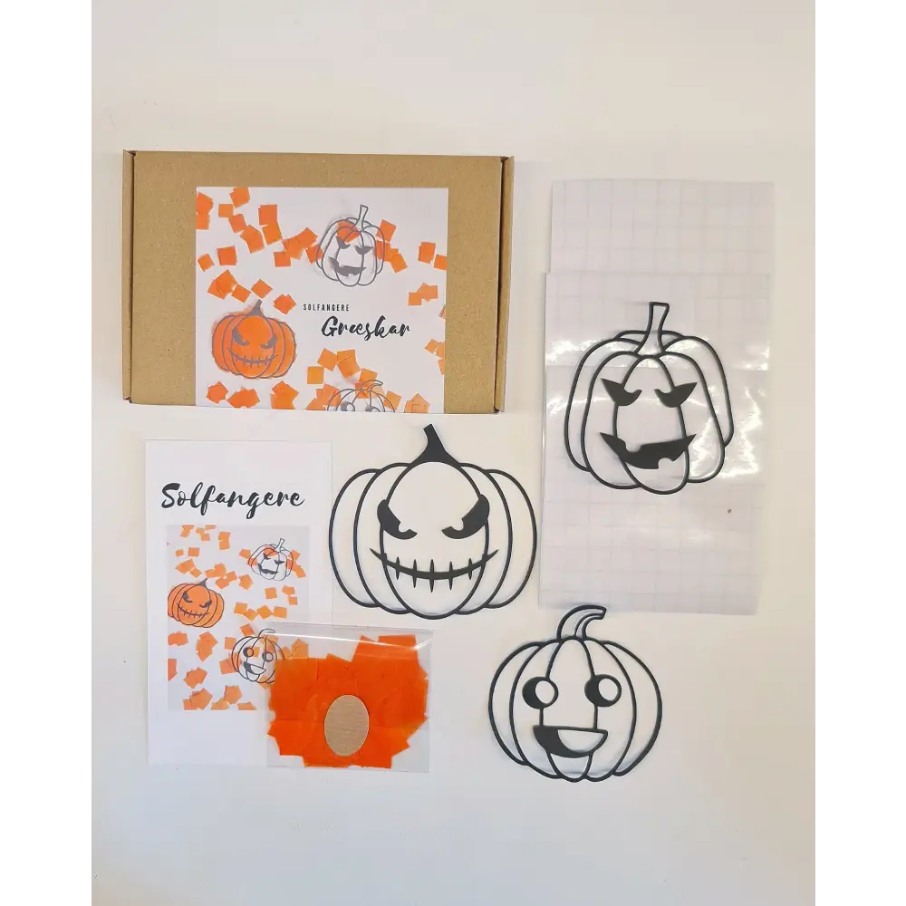 Halloween Minikit: Solfangere med græskar