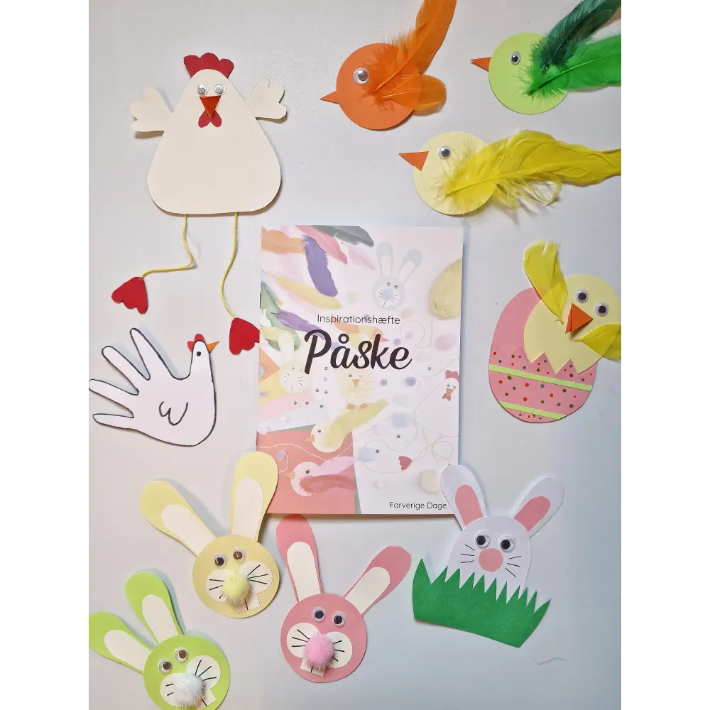 Inspiration og skabeloner til påskeklip