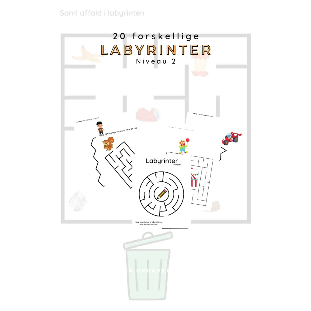 Labyrinter: niveau 2 - Variabel