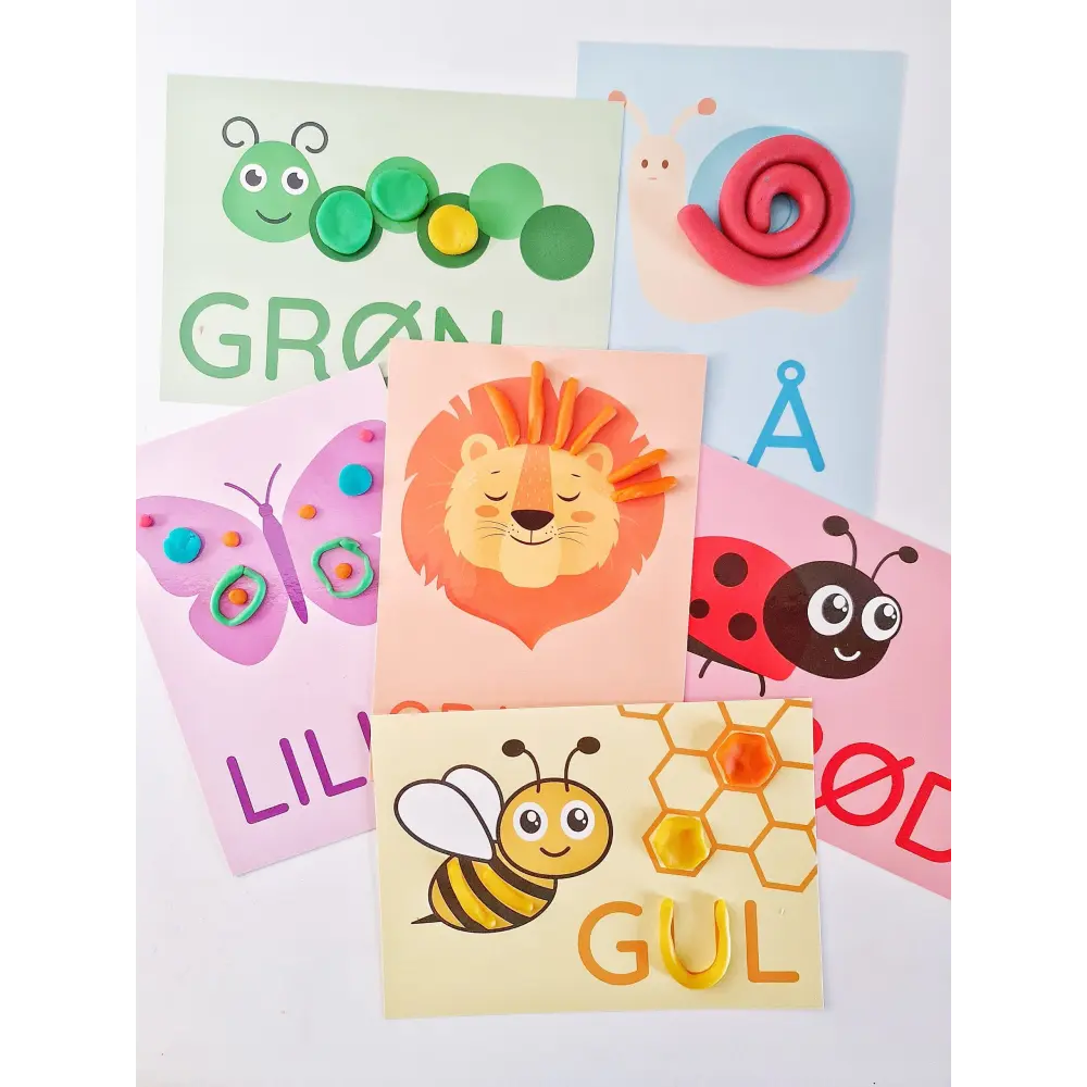 Leg og lær med farver - farvelære for børn