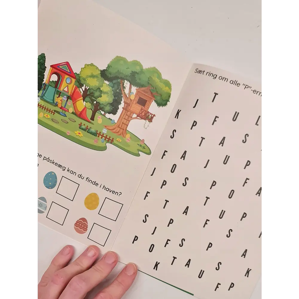 Påske - opgaverhæfte til børn - variabel