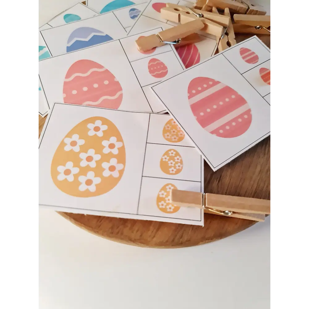 Påskeæg - mønstergenkendelse - print