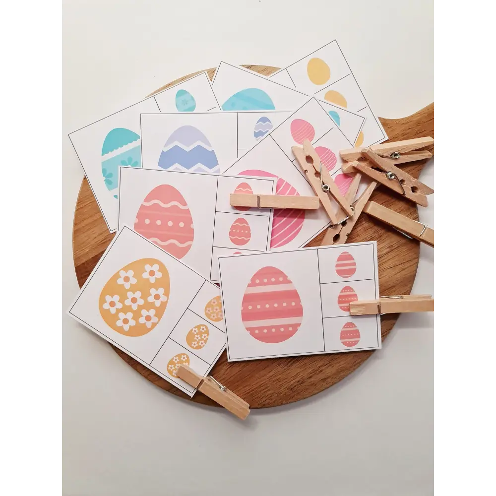 Påskeæg - mønstergenkendelse - print