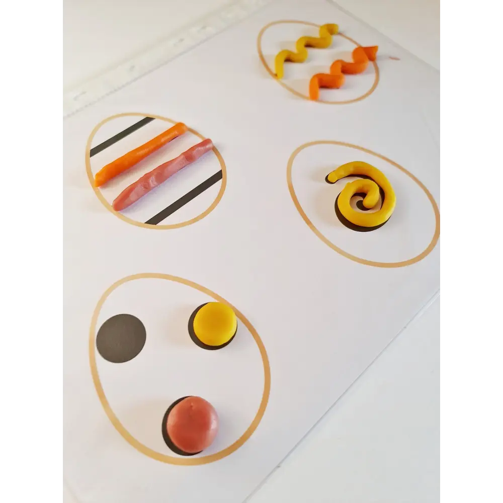 Påskeleg med modellervoks - print