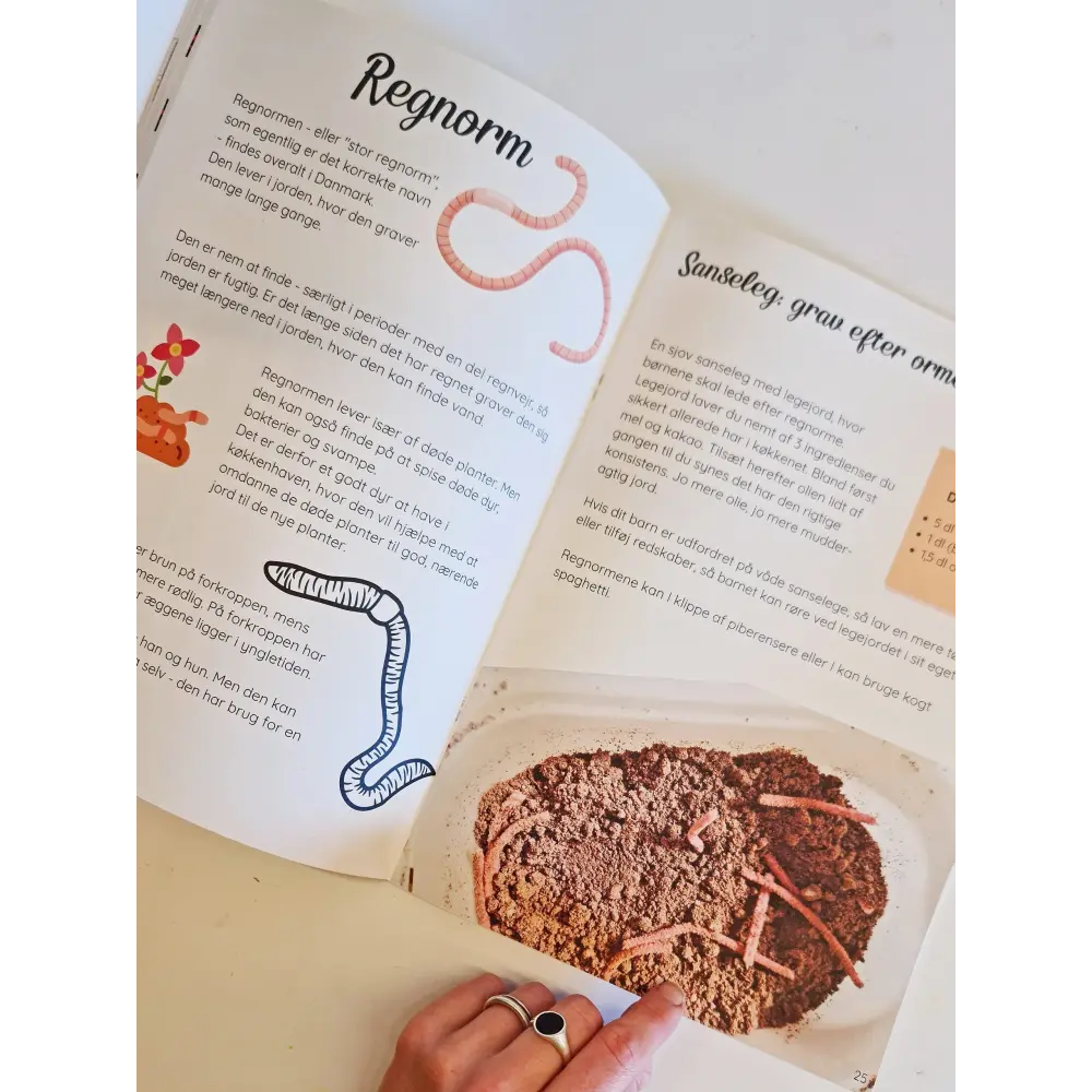 Tema: insekter og smådyr i haven - variabel