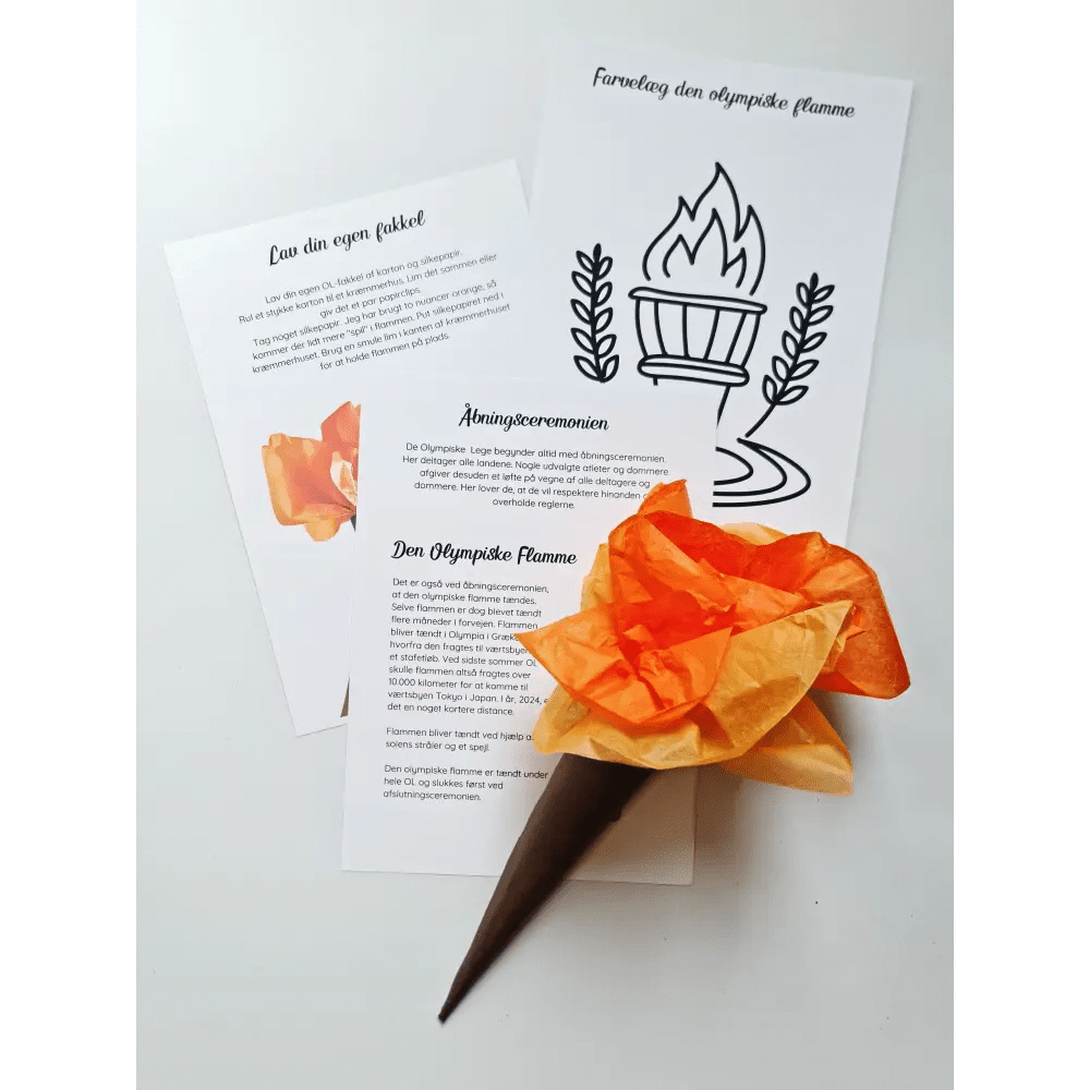 Tema: De Olympiske Lege - Print selv