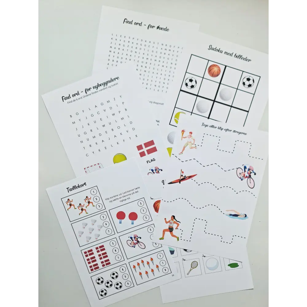 Tema: De Olympiske Lege - Print