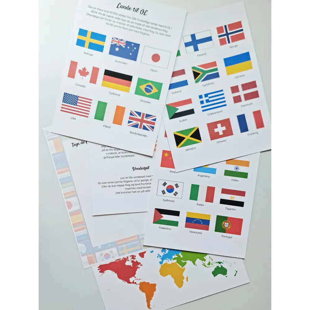 Tema: De Olympiske Lege - Print