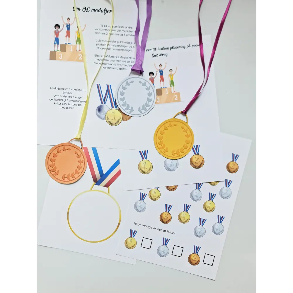 Tema: De Olympiske Lege - Print