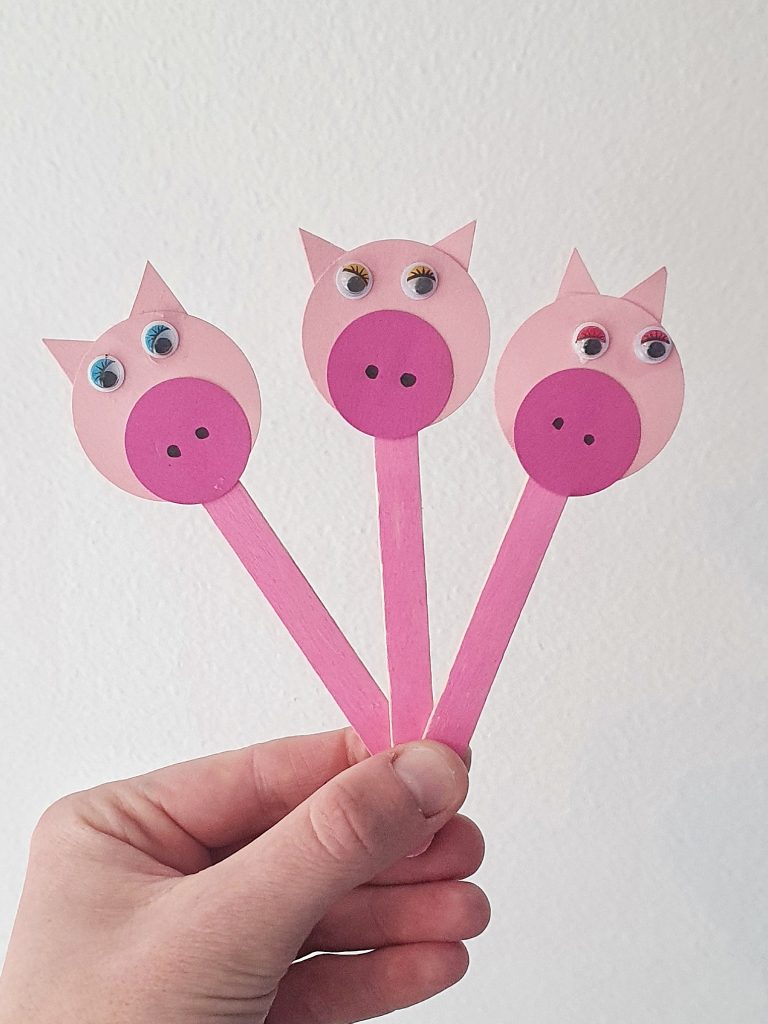 Dukketeater: de 3 små grise og ulven