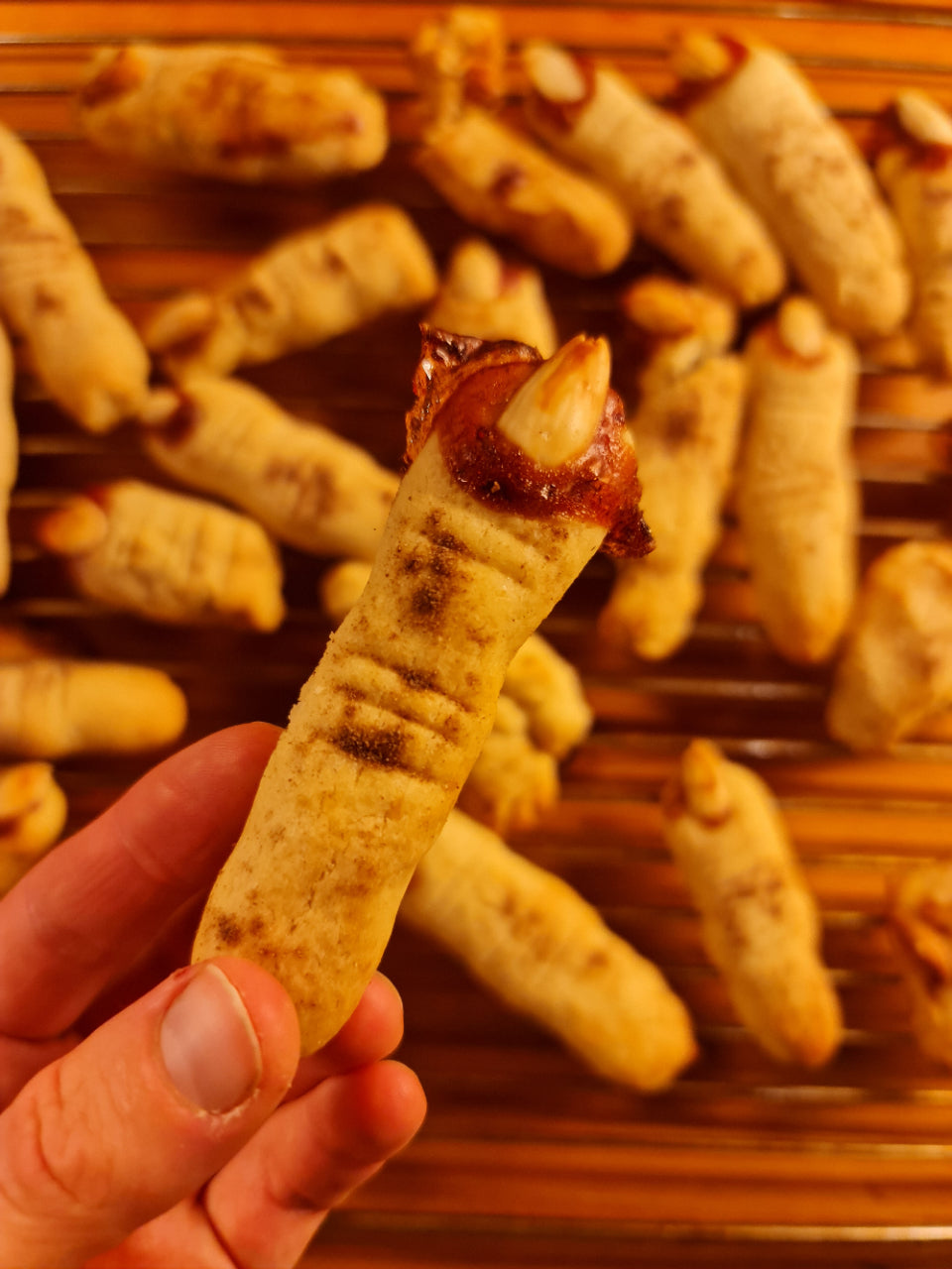 Opskrift: halloween småkager - klamme fingre