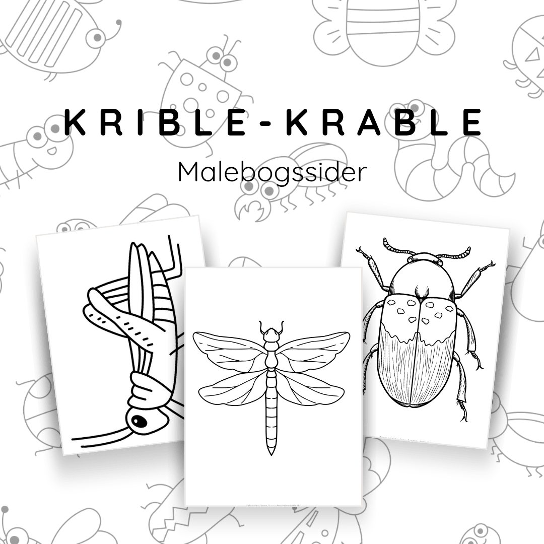 Krible Krable kreativitet og tegninger - Farverigedage
