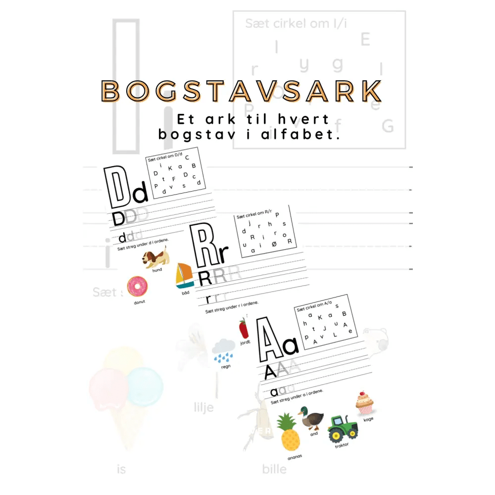 Sjov med bogstaver og tal – læring gennem leg for børn - Farverigedage