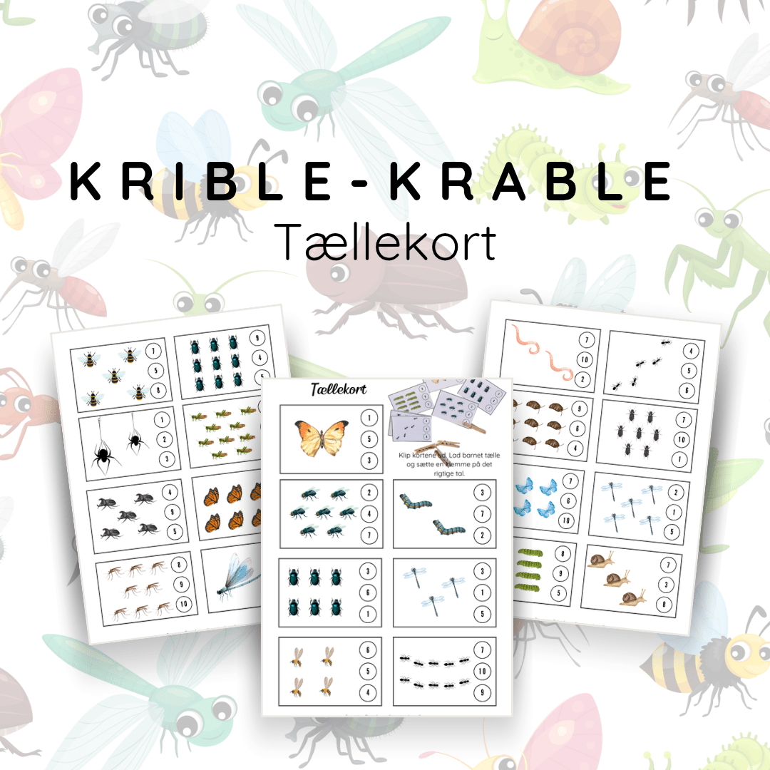 Krible-krable aktiviteter for børn – lær om insekter gennem leg og nysgerrighed - Farverigedage