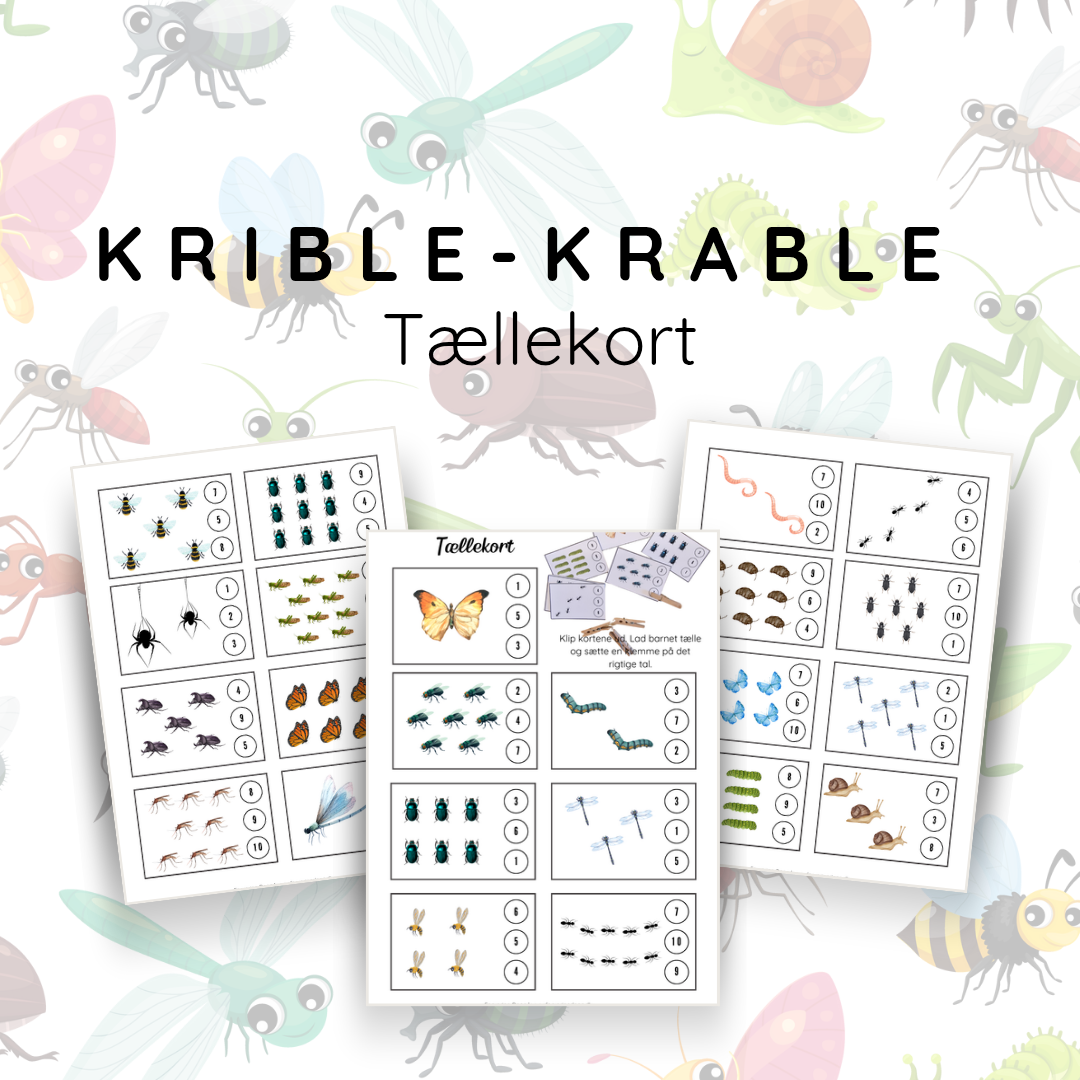 Krible-krable aktiviteter for børn – lær om insekter gennem leg og nysgerrighed
