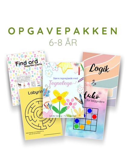 Opgavepakke: 6-8 år - print selv