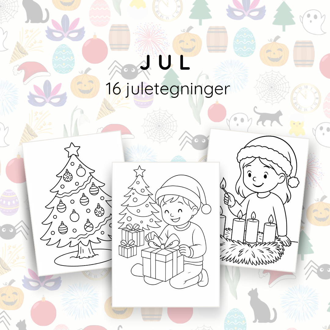 Højtiderne - malebogen