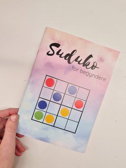 Sudoku for begyndere, 4x4 med farver - Print selv