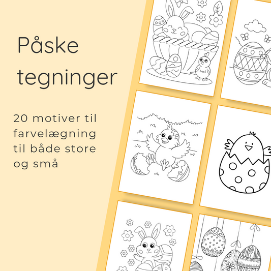 Print selv: Påske tegninger