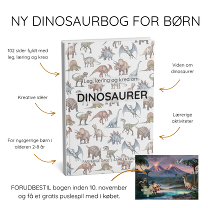 FORUDBESTILLING Leg, læring og krea om dinosaurer