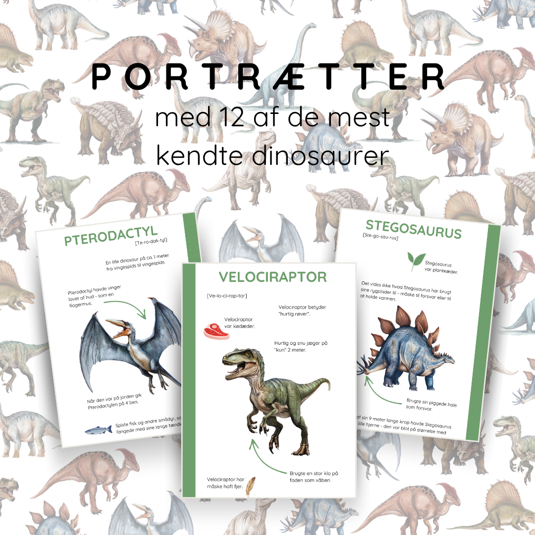 FORUDBESTILLING Leg, læring og krea om dinosaurer