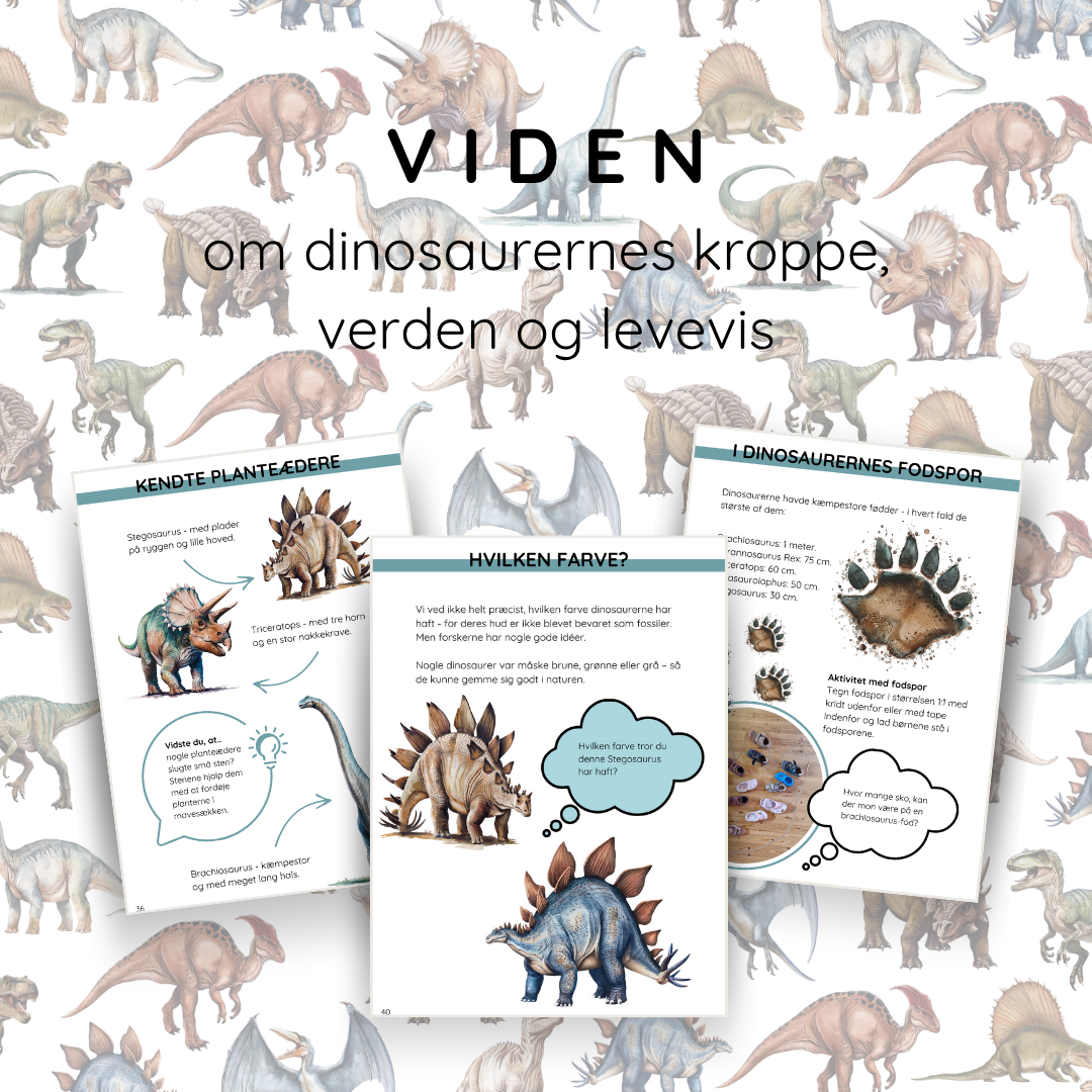 Leg, læring og krea om dinosaurer