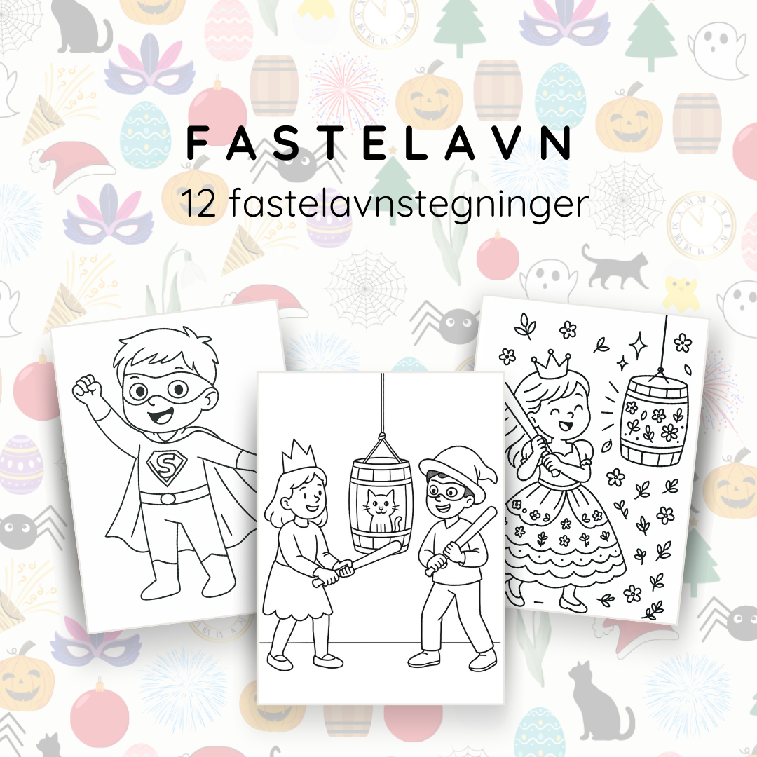 Højtiderne - malebogen