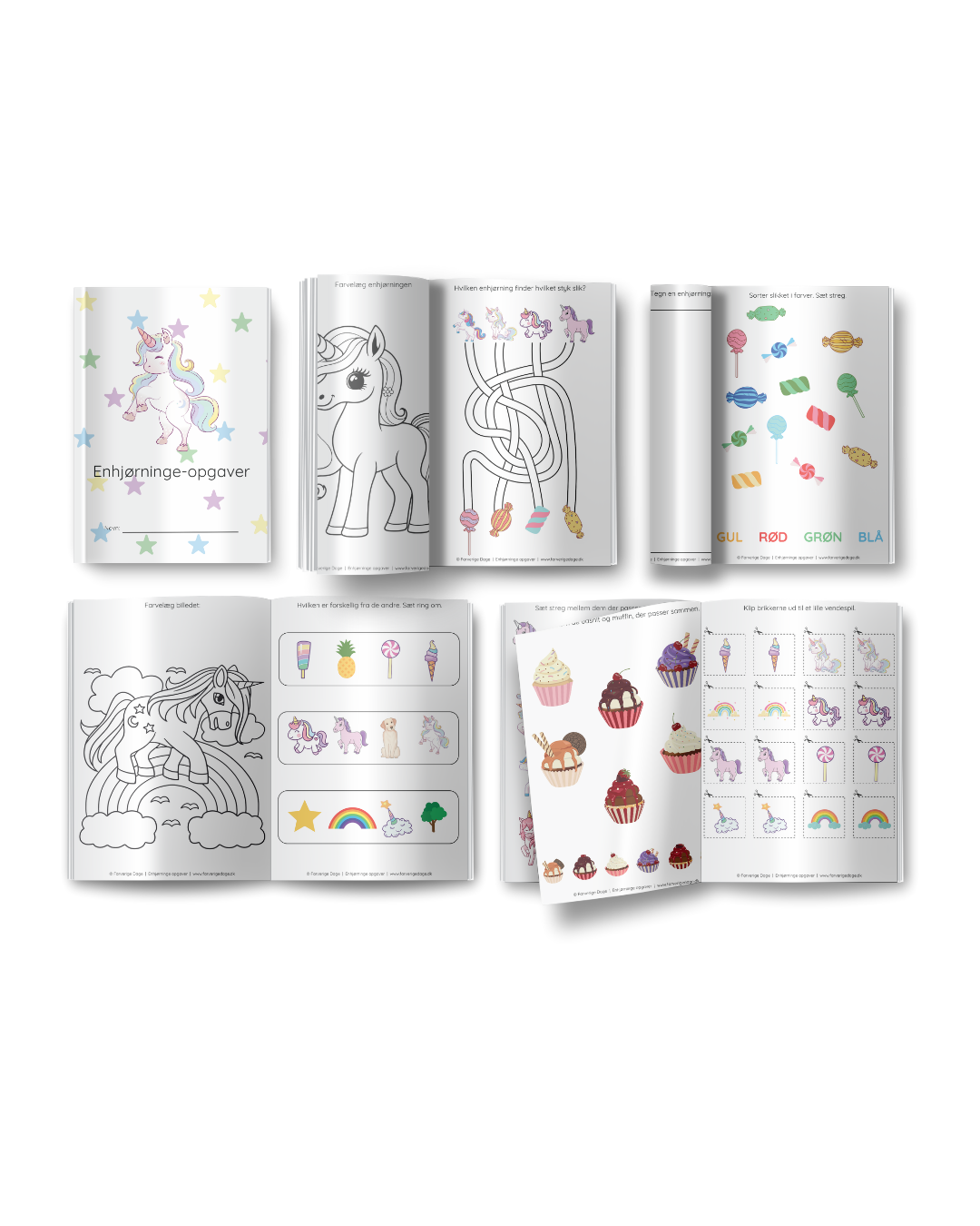 Opgavepakke: 3-5 år - opgaver til førskolebørn - print selv