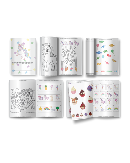 Opgavepakke: 3-5 år - opgaver til førskolebørn - print selv