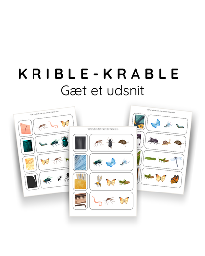 Den store krible-krable pakke - print selv