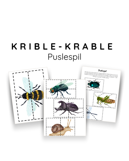 Den store krible-krable pakke - print selv