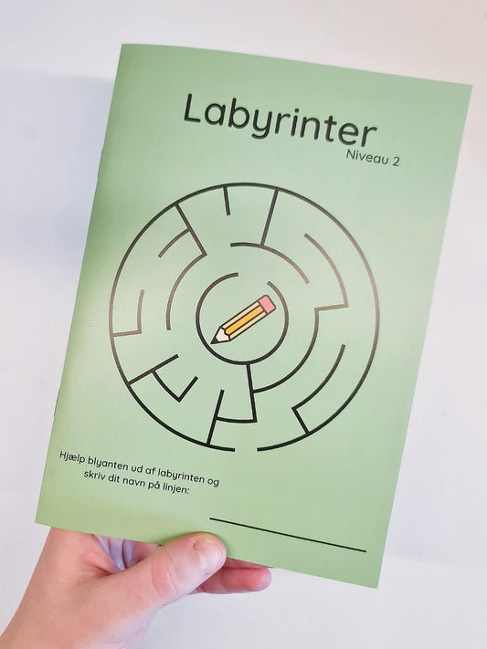 Labyrinter: niveau 2 - Print selv