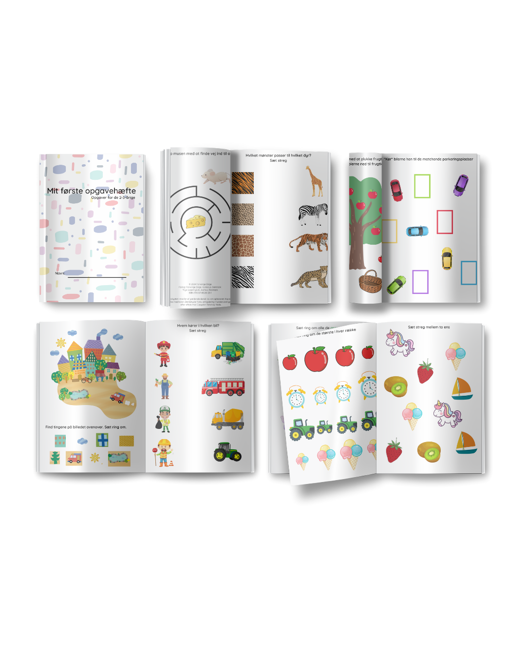 Mit første opgavehæfte - opgaver til 2-3-årige