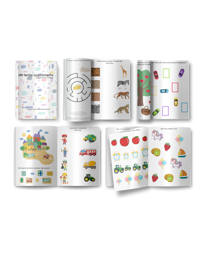 Opgavepakke: 3-5 år - opgaver til førskolebørn - print selv