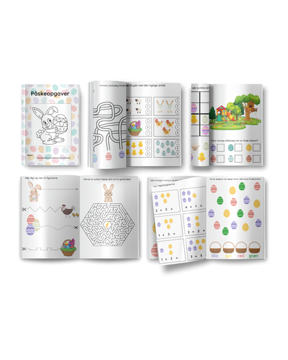 Påske - Opgaverhæfte til børn