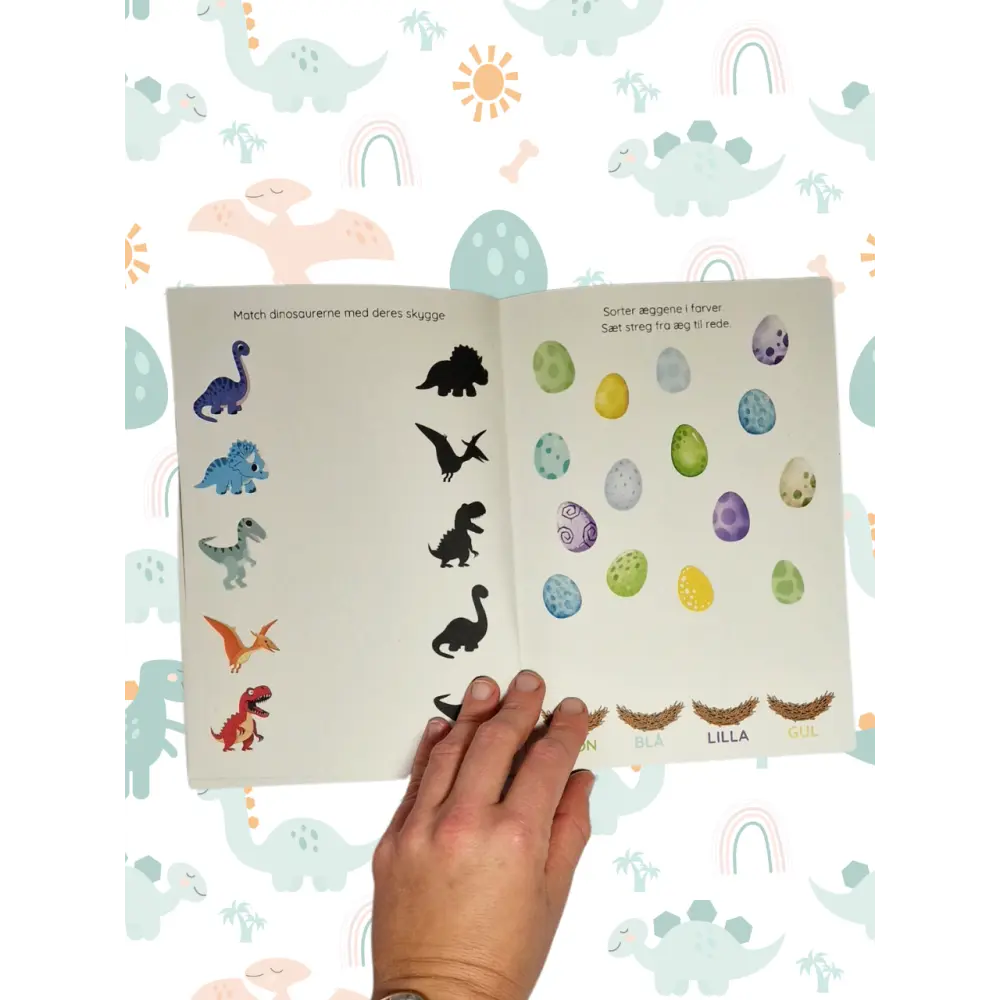 Dinosaur opgaver til børn