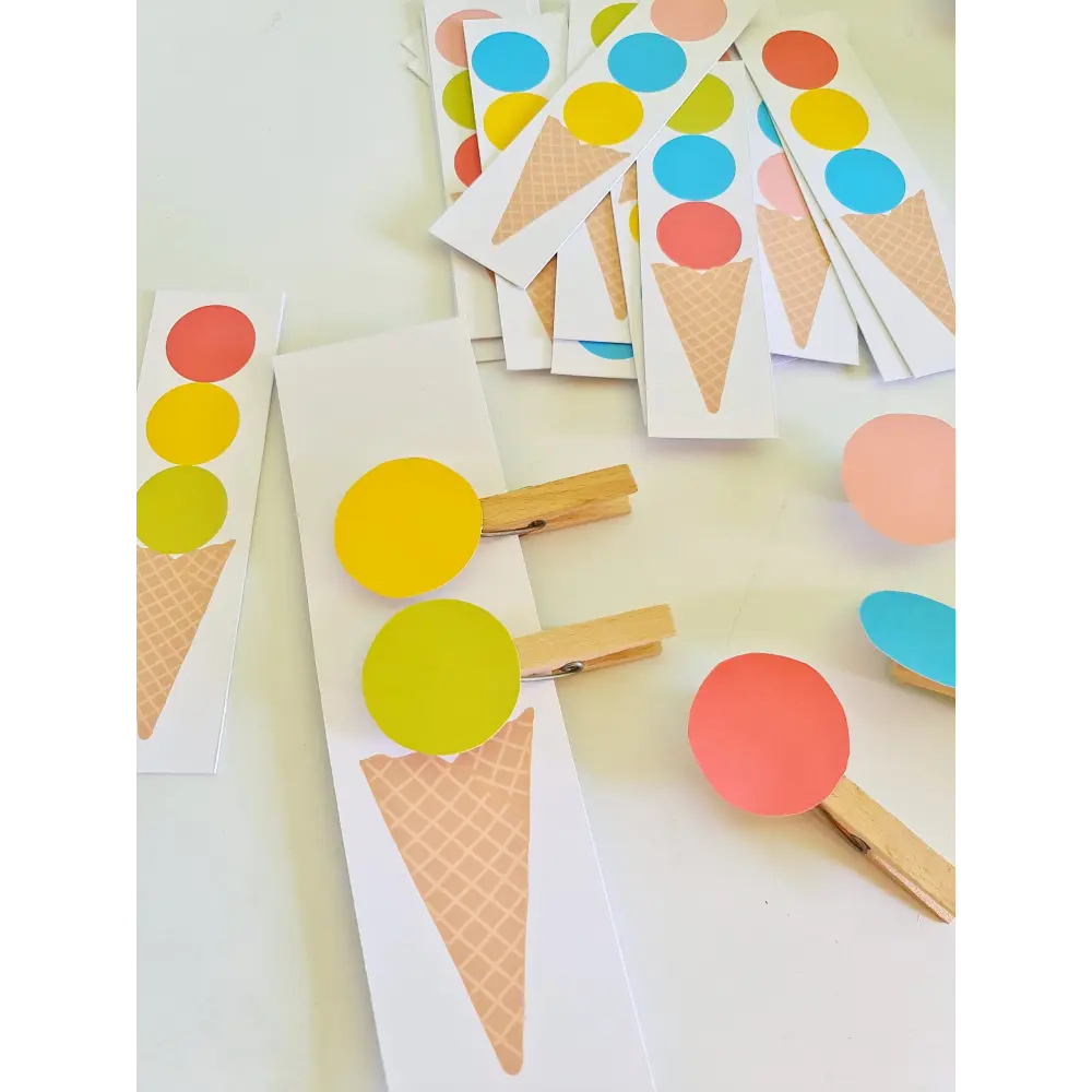 Farveleg: match is - print