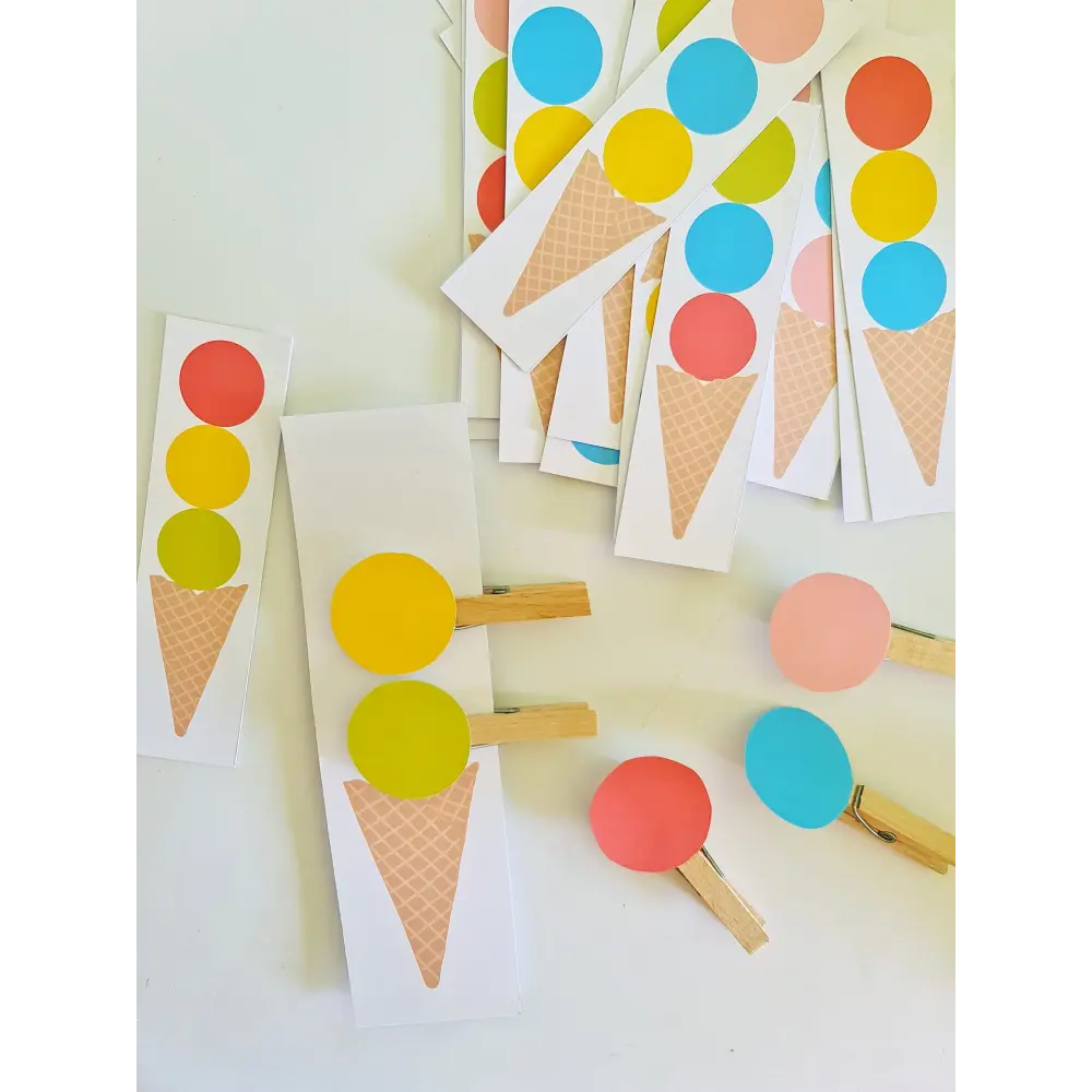 Farveleg: match is - print